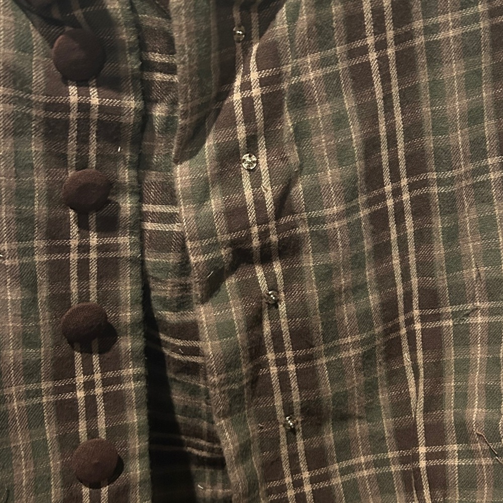 Plaid Dress vintage reproduction wiggle dress - Picture 6 of 8